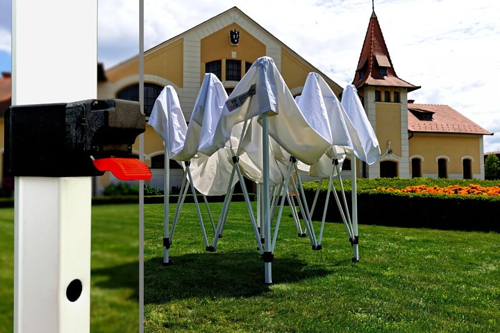 3x4,5 Reklám ollós sátor